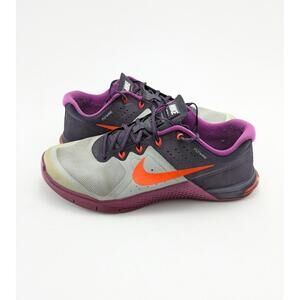 Womens Nike Metcon 2 Gray Purple Training Running Shoes 821913-002 Size 11